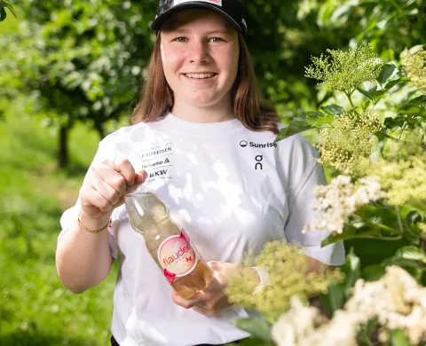 Stefanie mit Flauder