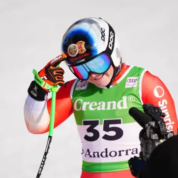 Stefanie Grob wieder mit eigenem Helm