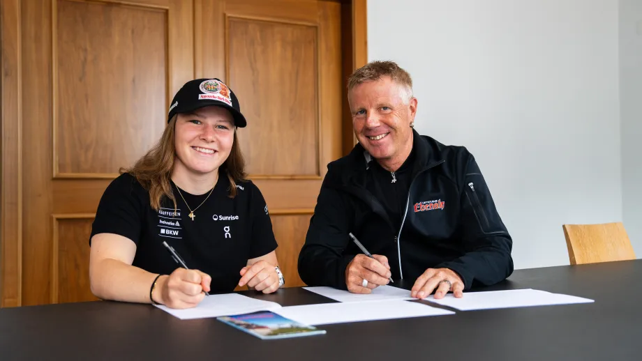 Stefanie Grob mit Wisi Signer