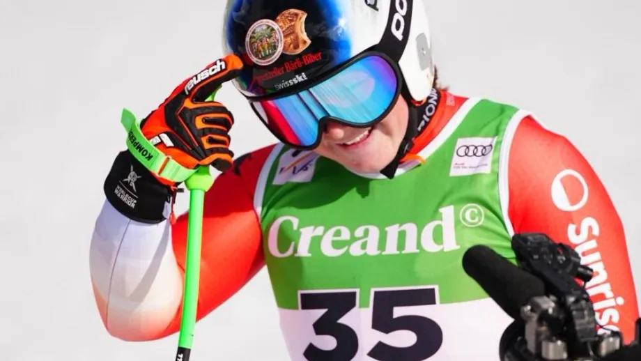 Stefanie Grob wieder mit eigenem Helm