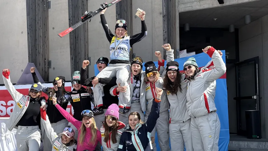 Stefanie am Saisonfinale in Saalbach